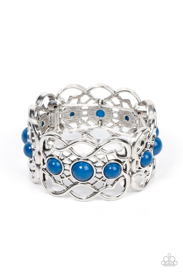 Very Versailles - Blue - Paparazzi Bracelet Image