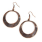 Urban Eclipse - Copper - Paparazzi Earring Image