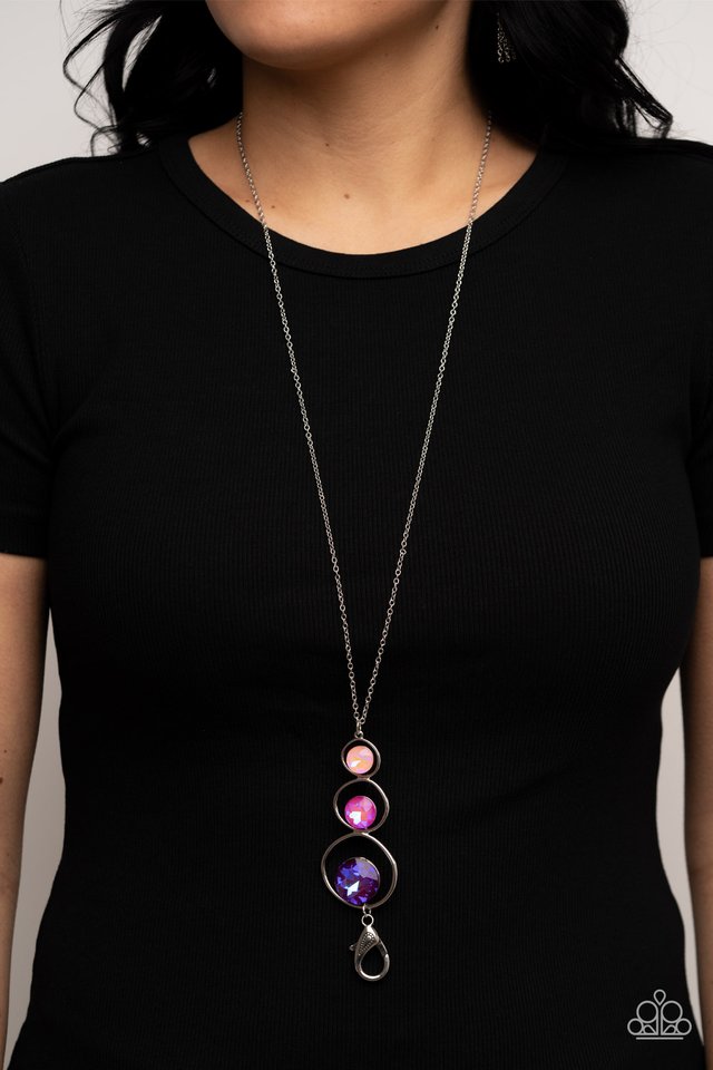 ​​Celestial Courtier - Pink - Paparazzi Necklace Image