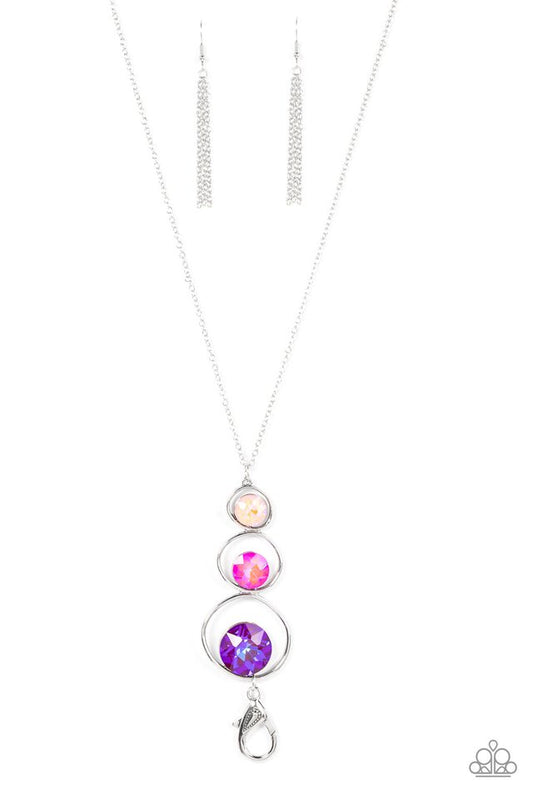 ​​Celestial Courtier - Pink - Paparazzi Necklace Image