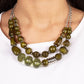 ​Pina Colada Paradise - Green - Paparazzi Necklace Image