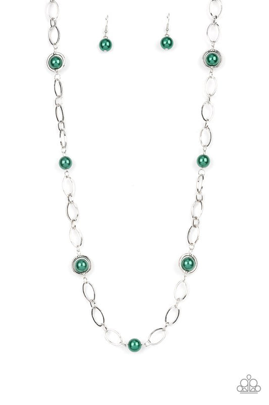 ​Fundamental Fashion - Green - Paparazzi Necklace Image