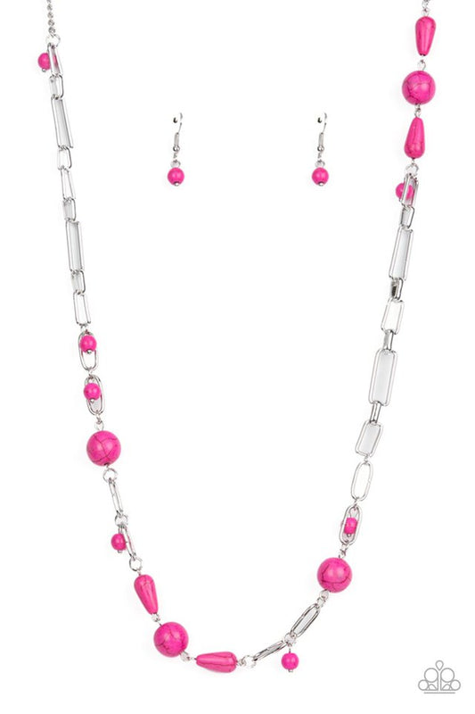 Desert Journey - Pink - Paparazzi Necklace Image