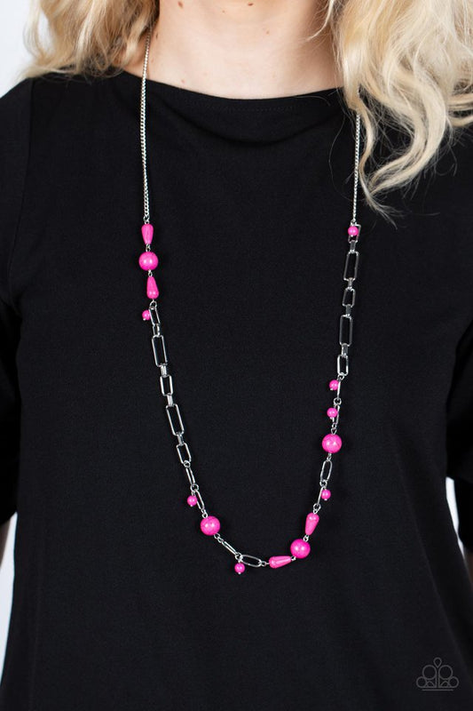 Desert Journey - Pink - Paparazzi Necklace Image