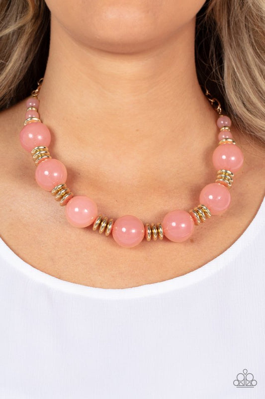 Race to the POP - Pink - Paparazzi Necklace Image