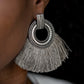 Paparazzi Earring ~ I Am Spartacus - Silver