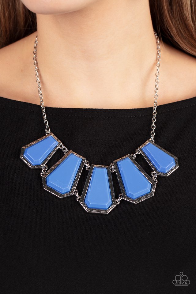 Stellar Heiress - Blue - Paparazzi Necklace Image