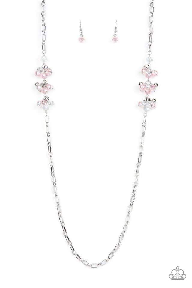 Poshly Parisian - Pink - Paparazzi Necklace Image