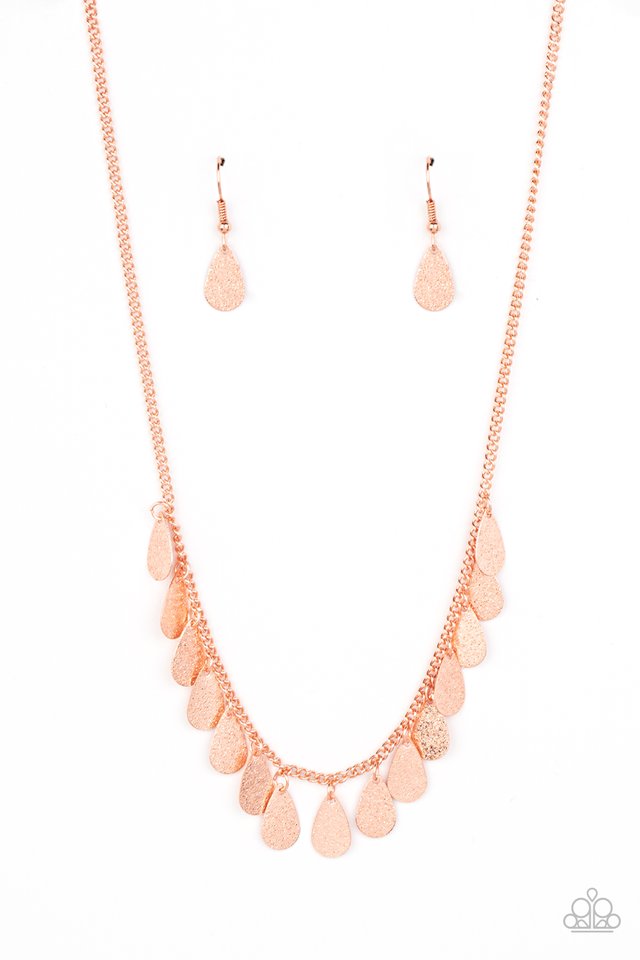 ​Eastern CHIME Zone - Copper - Paparazzi Necklace Image