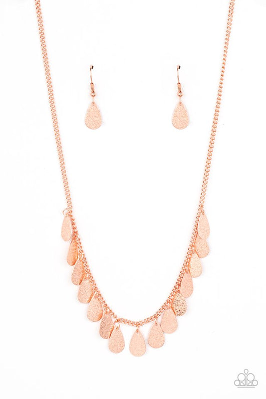 ​Eastern CHIME Zone - Copper - Paparazzi Necklace Image