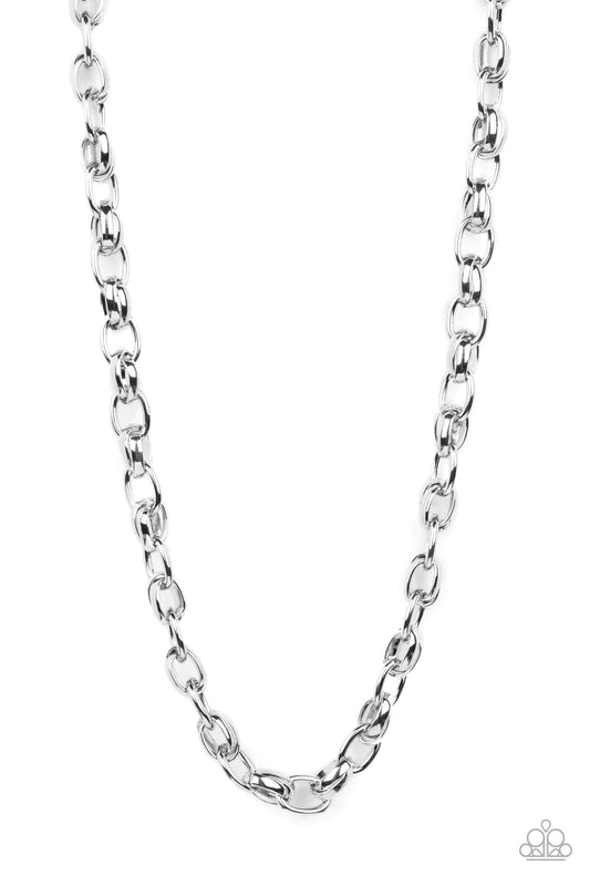 Paparazzi Necklace ~ Rookie of the Year - Silver