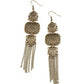 ​Eastern Elegance - Brass - Paparazzi Earring Image