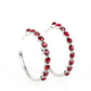 Photo Finish - Red - Paparazzi Earring Image