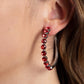 Photo Finish - Red - Paparazzi Earring Image