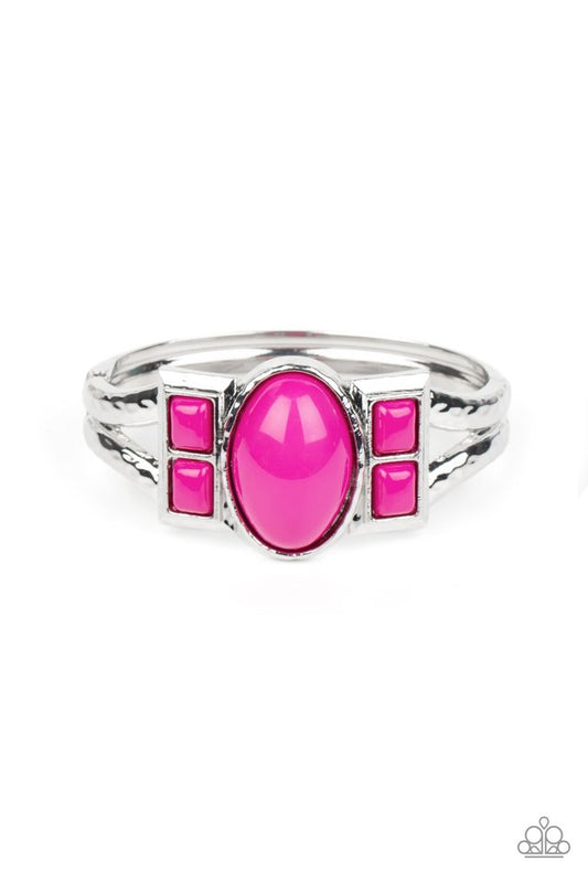 ​A Touch of Tiki - Pink - Paparazzi Bracelet Image