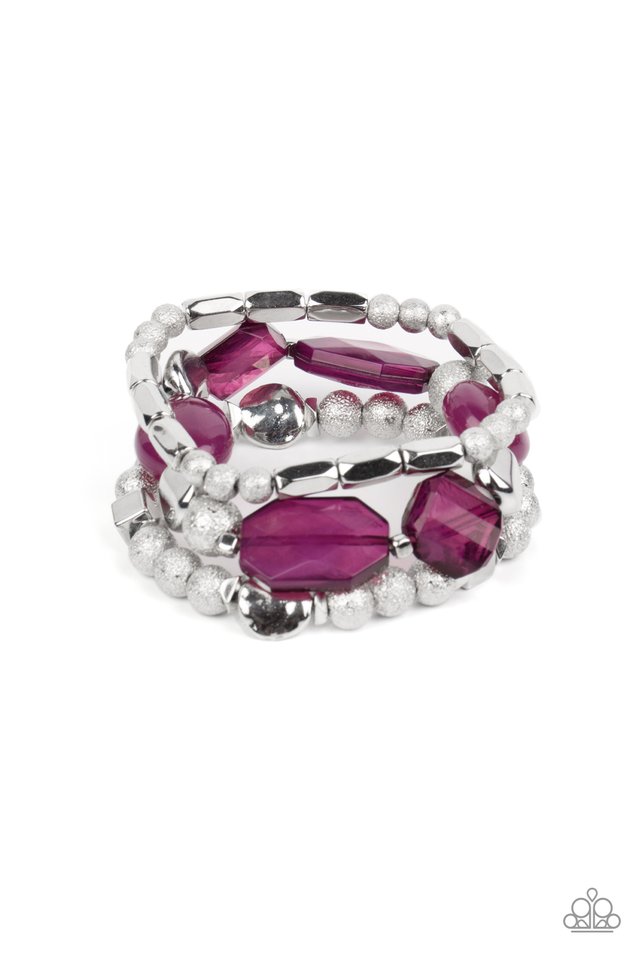 Marina Magic- Purple - Paparazzi Bracelet Image