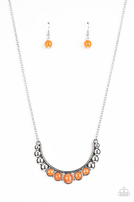 Horseshoe Bend - Orange - Paparazzi Necklace Image