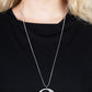 ​Ecliptic Elegance - White - Paparazzi Necklace Image