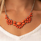 Secret GARDENISTA - Orange - Paparazzi Necklace Image