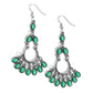 Girly Girl Getup - Green - Paparazzi Earring Image