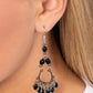 Girly Girl Getup - Black - Paparazzi Earring Image