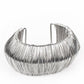 Wild About Wire - Silver - Paparazzi Bracelet Image