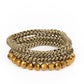 Gutsy and Glitzy - Brass - Paparazzi Bracelet Image