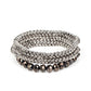 Gutsy and Glitzy - Silver - Paparazzi Bracelet Image