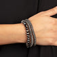 Gutsy and Glitzy - Silver - Paparazzi Bracelet Image