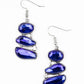 Gem Galaxy - Blue - Paparazzi Earring Image