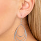 Trendy TIER-Drops - Silver - Paparazzi Earring Image