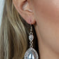 Elite Elegance - Silver - Paparazzi Earring Image
