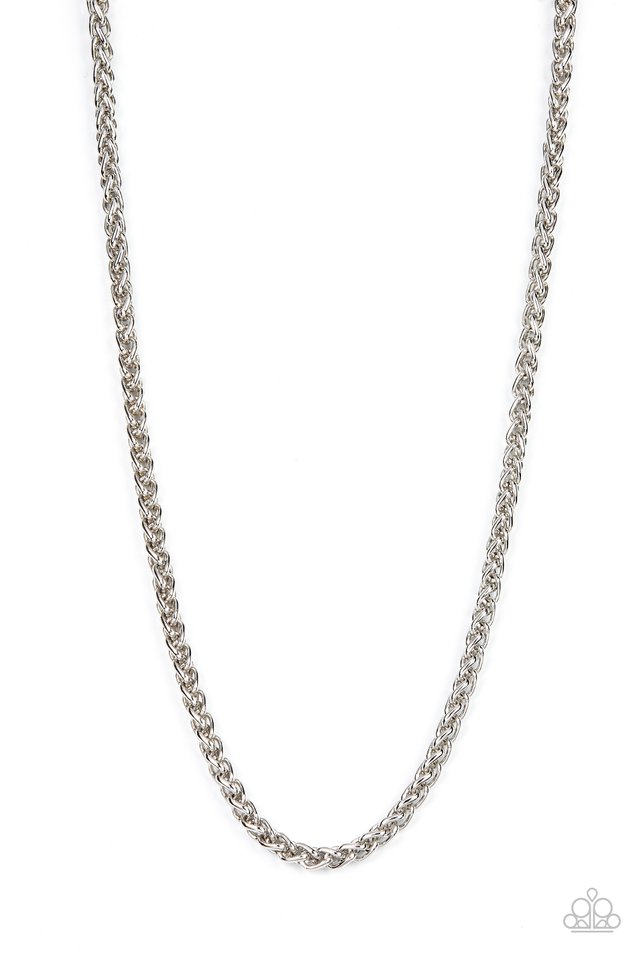 Metro Monopoly - Silver - Paparazzi Necklace Image