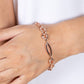 Chic Charmer - Rose Gold - Paparazzi Bracelet Image