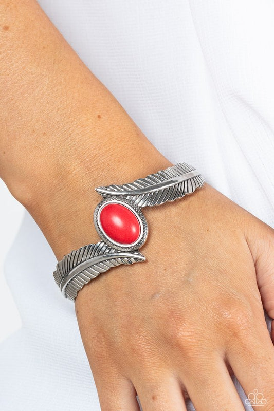 Wild Wild NEST - Red - Paparazzi Bracelet Image