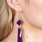 Hollywood Harmony - Purple - Paparazzi Earring Image