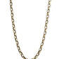 Gridiron Rumble - Brass - Paparazzi Necklace Image