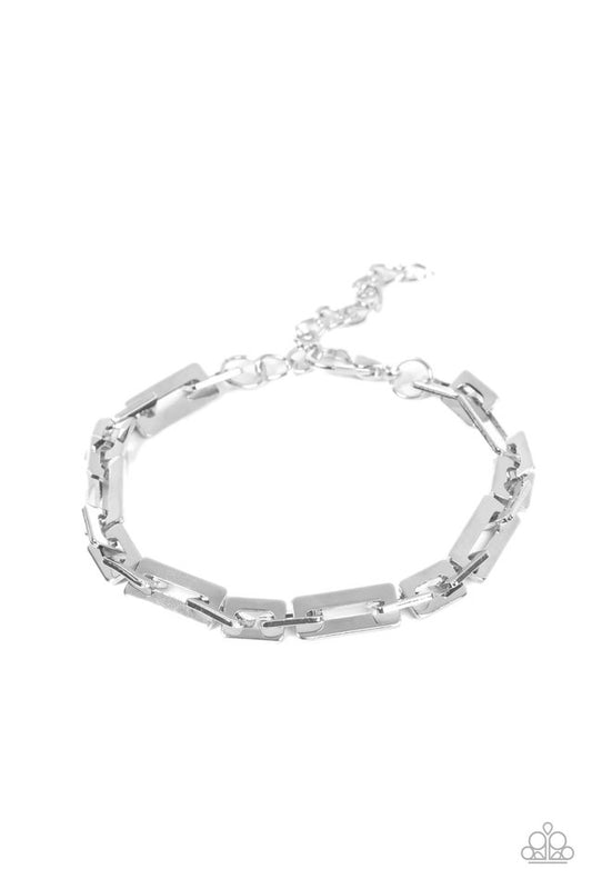 Stratosphere Gear - Silver - Paparazzi Bracelet Image