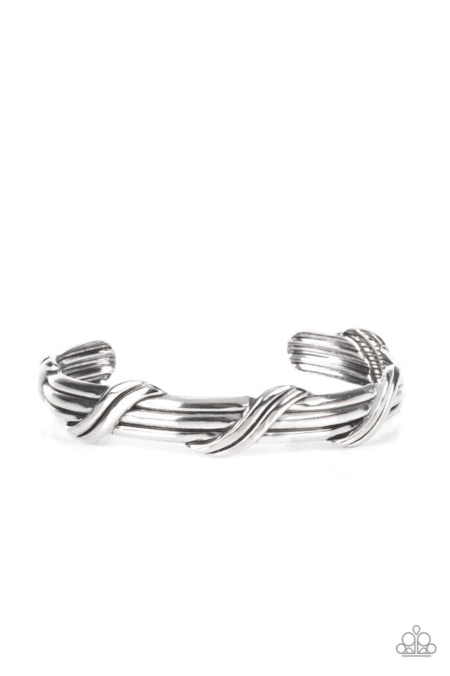 Last Man Standing - Silver - Paparazzi Bracelet Image