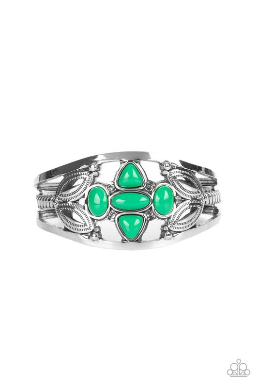 ​Caribbean Cabana - Green - Paparazzi Bracelet Image