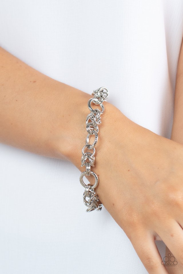 Big City Chic - Silver - Paparazzi Bracelet Image