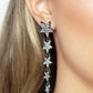 Americana Attitude - Black - Paparazzi Earring Image