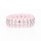 ​Eiffel Tower Elegance - Pink - Paparazzi Bracelet Image