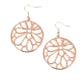 Glowing Glades - Rose Gold - Paparazzi Earring Image