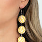 ​Laguna Lanterns - Yellow - Paparazzi Earring Image