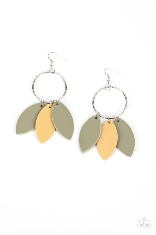 Leafy Laguna - Multi - Paparazzi Earring Image