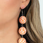 ​Laguna Lanterns - Orange - Paparazzi Earring Image