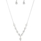 ​Park Avenue A-Lister - White - Paparazzi Necklace Image