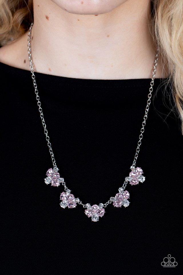 Envious Elegance - Pink - Paparazzi Necklace Image