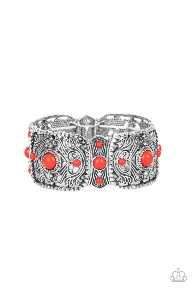 ​Going, Going, GONDOLA - Red - Paparazzi Bracelet Image